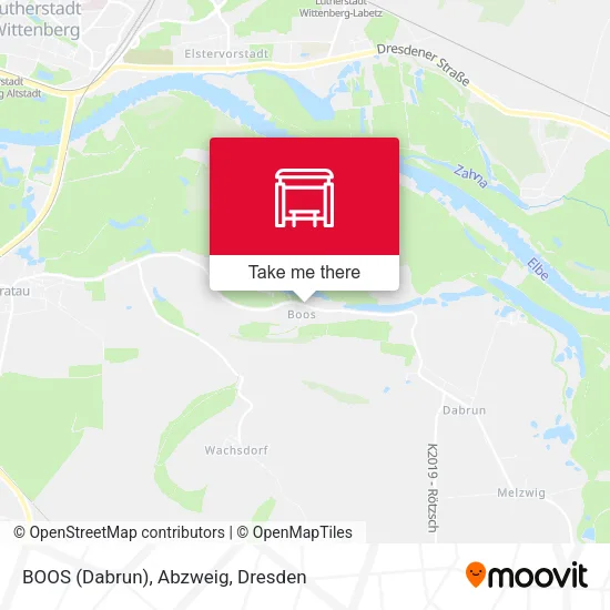 Карта BOOS (Dabrun), Abzweig