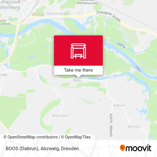 Карта BOOS (Dabrun), Abzweig