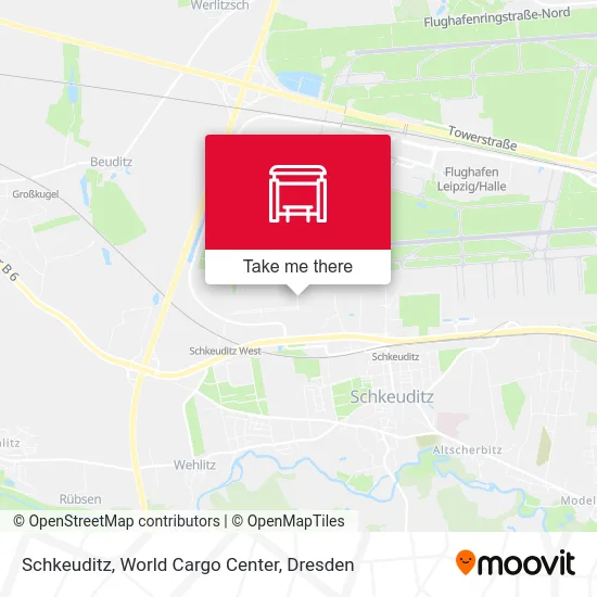 Карта Schkeuditz, World Cargo Center