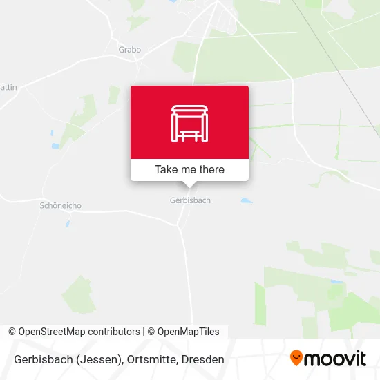 Карта Gerbisbach (Jessen), Ortsmitte