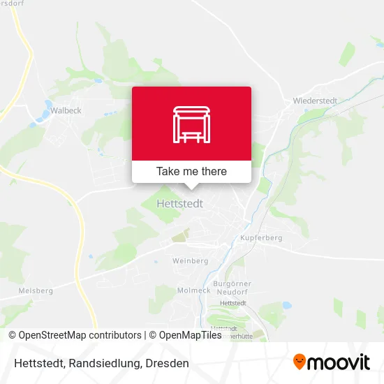 Карта Hettstedt, Randsiedlung