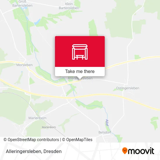 Карта Alleringersleben