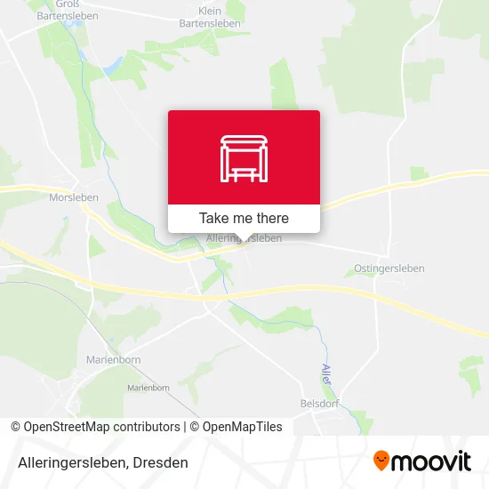 Карта Alleringersleben