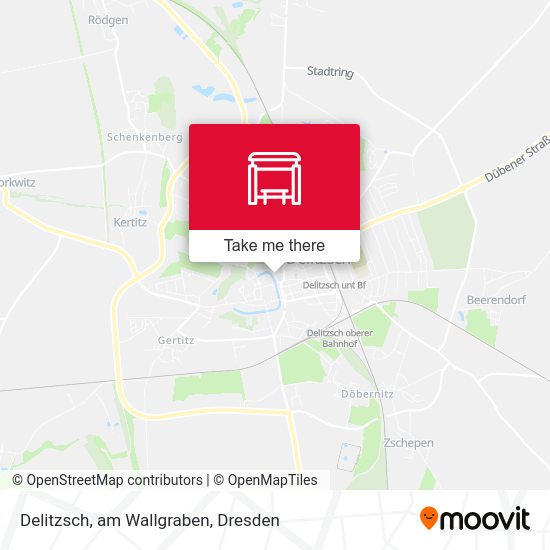 Карта Delitzsch, am Wallgraben