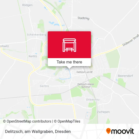 Карта Delitzsch, am Wallgraben