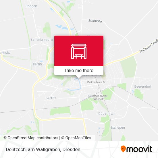 Карта Delitzsch, am Wallgraben