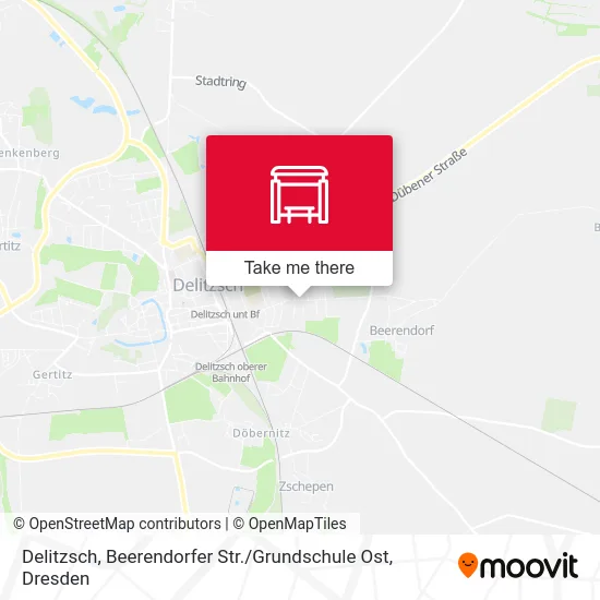 Карта Delitzsch, Beerendorfer Str. / Grundschule Ost
