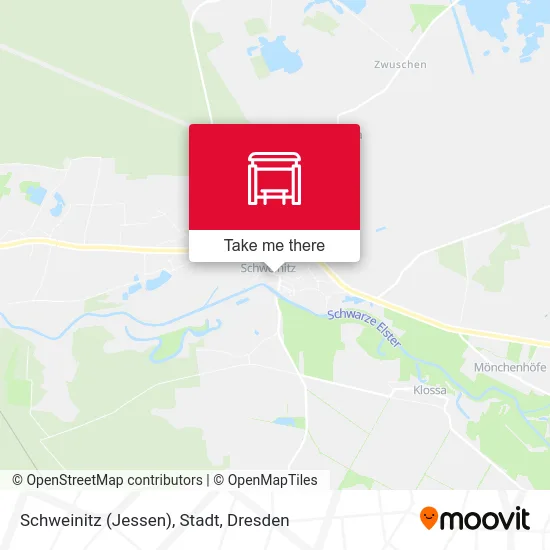 Карта Schweinitz (Jessen), Stadt