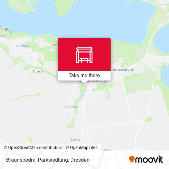 Карта Braunsbedra, Parksiedlung
