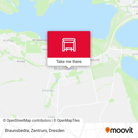 Карта Braunsbedra, Zentrum