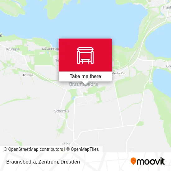 Карта Braunsbedra, Zentrum
