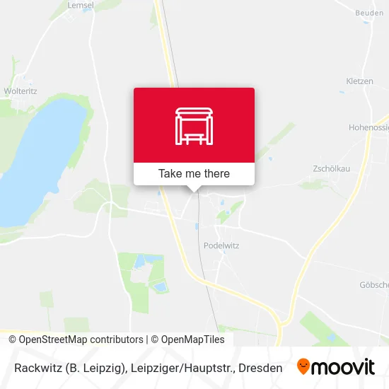 Rackwitz (B. Leipzig), Leipziger / Hauptstr. map