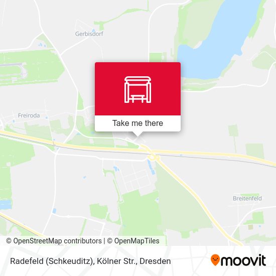 Карта Radefeld (Schkeuditz), Kölner Str.