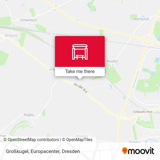 Карта Großkugel, Europacenter
