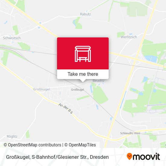 Карта Großkugel, S-Bahnhof / Glesiener Str.