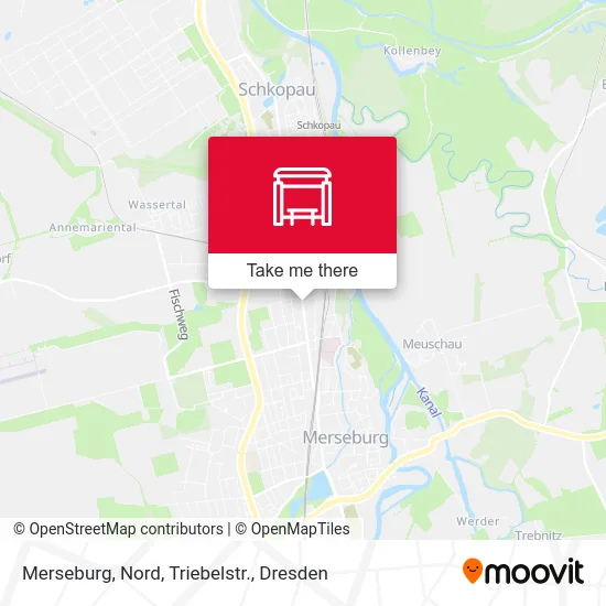 Карта Merseburg, Nord, Triebelstr.