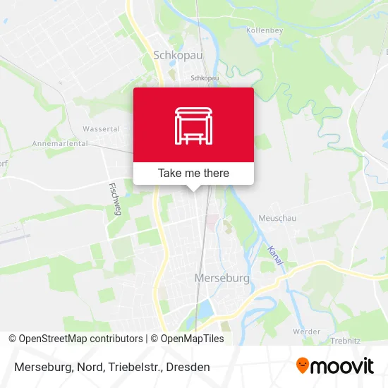Карта Merseburg, Nord, Triebelstr.