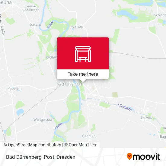 Карта Bad Dürrenberg, Post