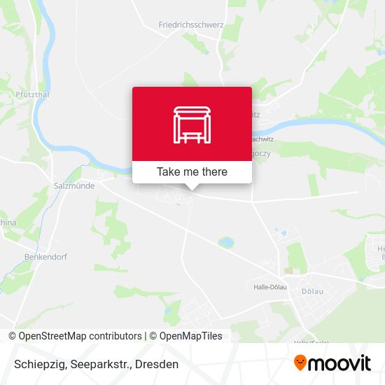Карта Schiepzig, Seeparkstr.