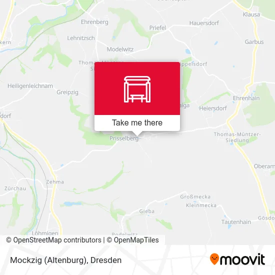 Карта Mockzig (Altenburg)