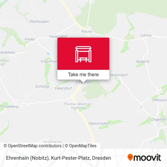 Карта Ehrenhain (Nobitz), Kurt-Pester-Platz