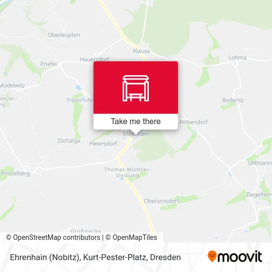 Карта Ehrenhain (Nobitz), Kurt-Pester-Platz