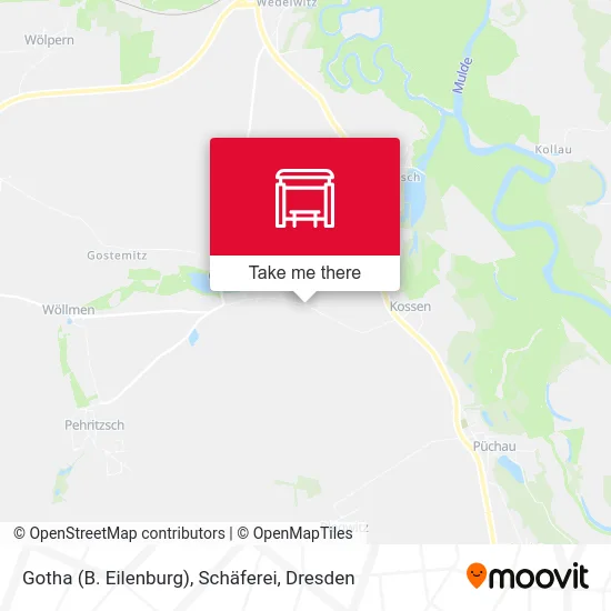 Карта Gotha (B. Eilenburg), Schäferei