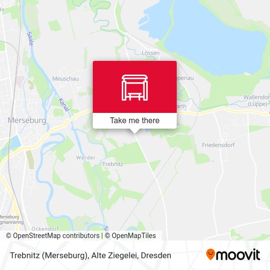 Карта Trebnitz (Merseburg), Alte Ziegelei