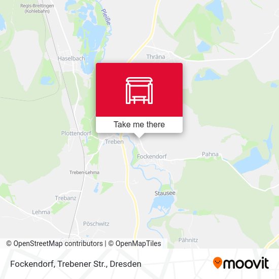 Карта Fockendorf, Trebener Str.