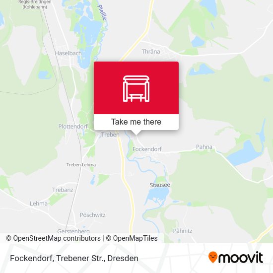 Карта Fockendorf, Trebener Str.