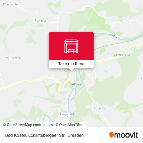 Карта Bad Kösen, Eckartsbergaer Str.