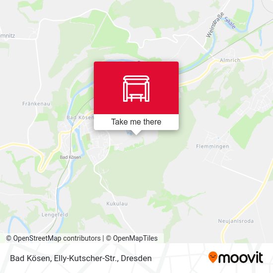 Карта Bad Kösen, Elly-Kutscher-Str.