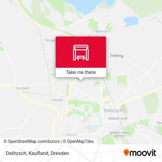 Карта Delitzsch, Kaufland