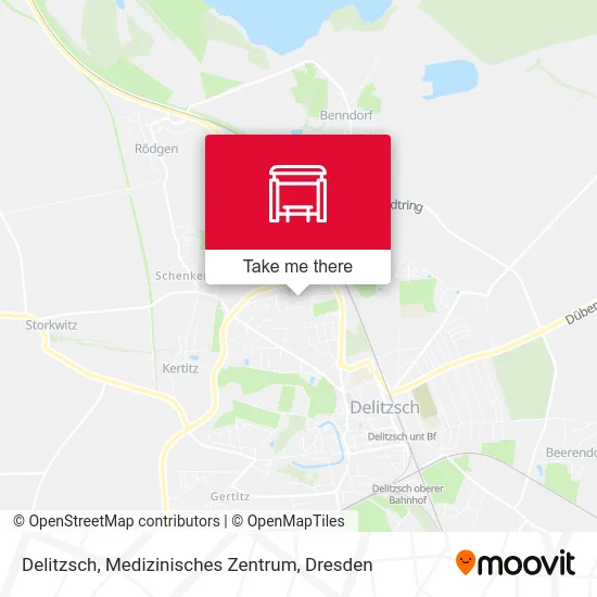 Карта Delitzsch, Medizinisches Zentrum