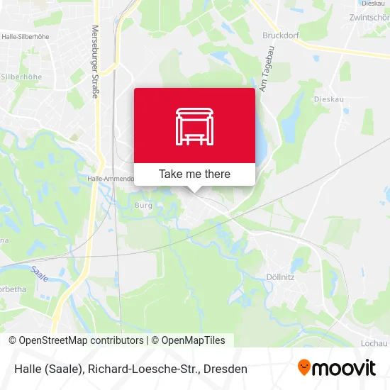 Карта Halle (Saale), Richard-Loesche-Str.