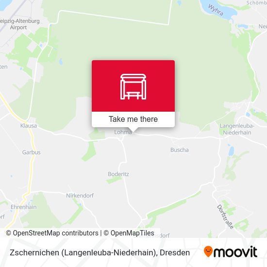 Карта Zschernichen (Langenleuba-Niederhain)