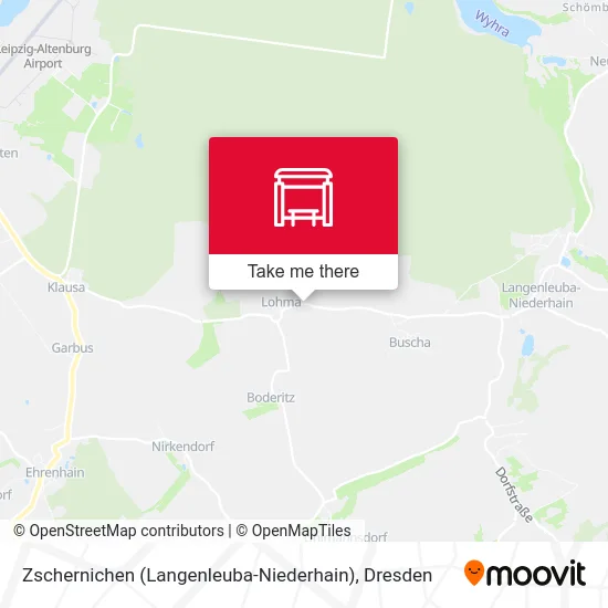 Карта Zschernichen (Langenleuba-Niederhain)