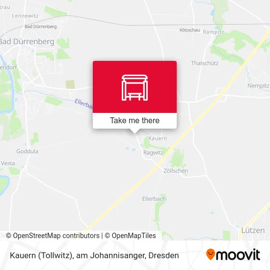 Карта Kauern (Tollwitz), am Johannisanger