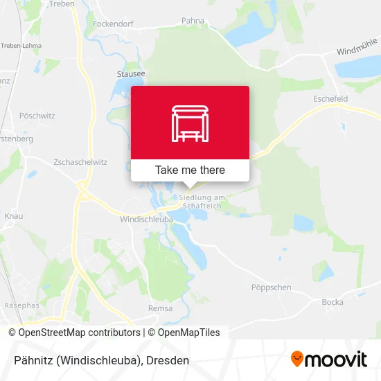 Карта Pähnitz (Windischleuba)