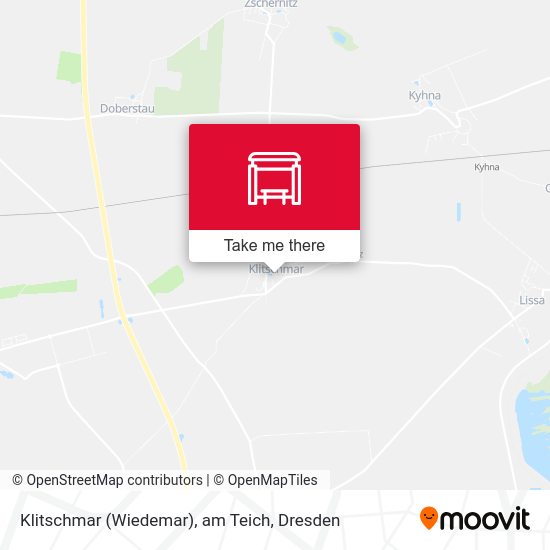 Карта Klitschmar (Wiedemar), am Teich