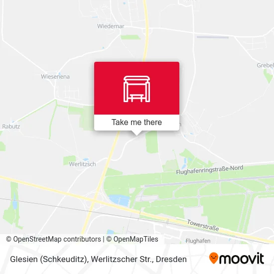 Карта Glesien (Schkeuditz), Werlitzscher Str.