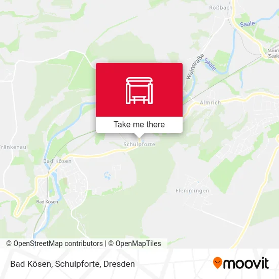 Карта Bad Kösen, Schulpforte