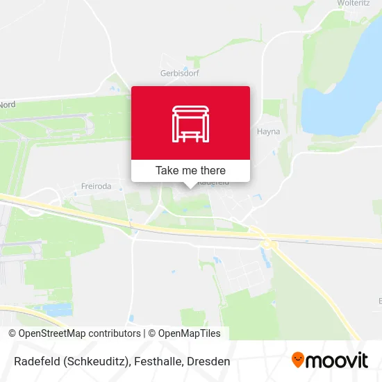 Radefeld (Schkeuditz), Festhalle map