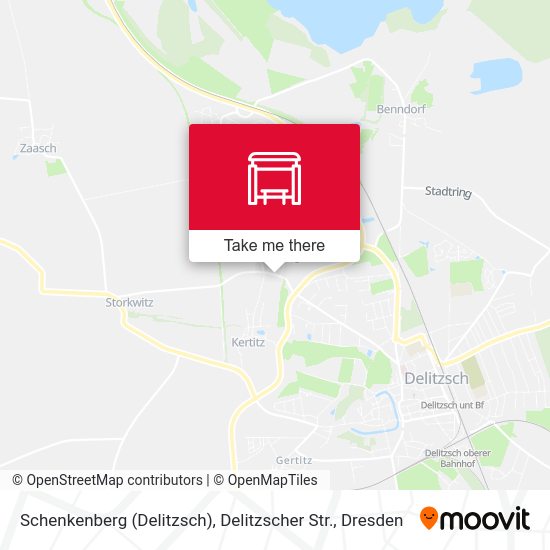 Карта Schenkenberg (Delitzsch), Delitzscher Str.