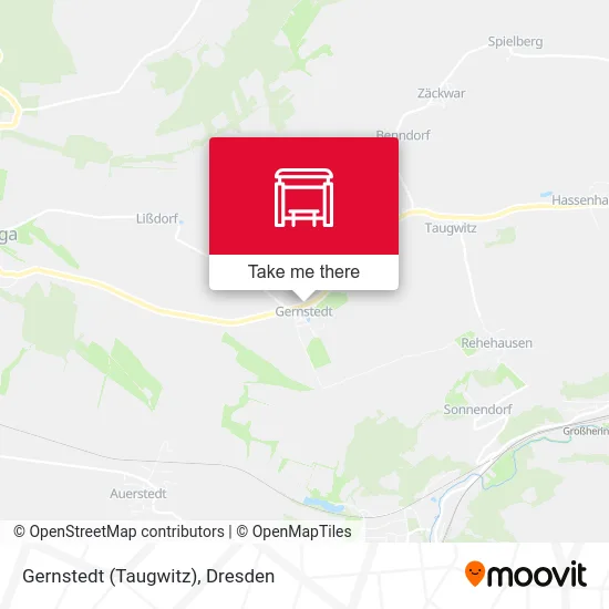 Карта Gernstedt (Taugwitz)