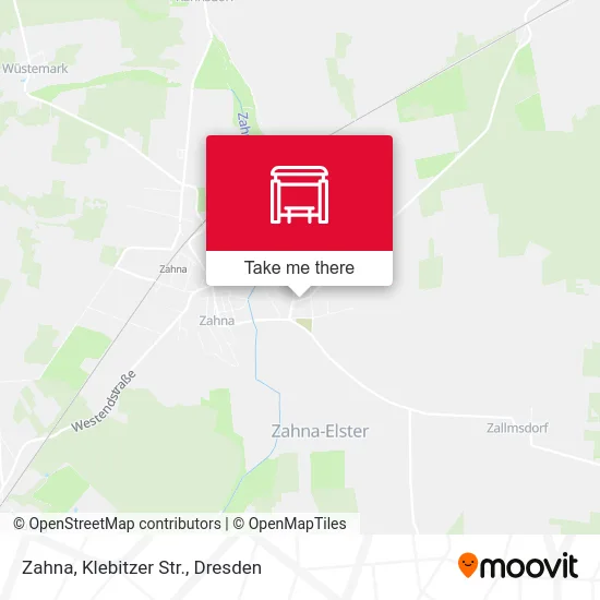 Карта Zahna, Klebitzer Str.