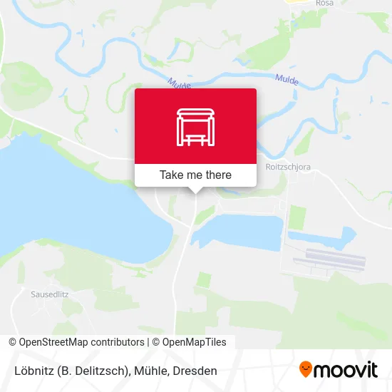 Карта Löbnitz (B. Delitzsch), Mühle