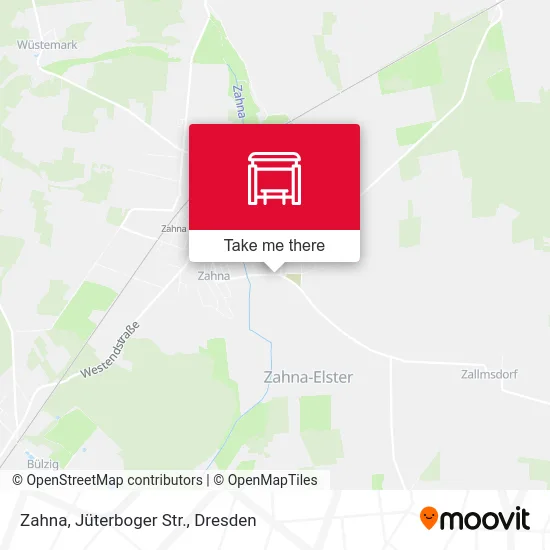 Карта Zahna, Jüterboger Str.