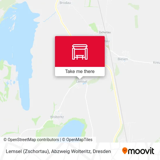 Карта Lemsel (Zschortau), Abzweig Wolteritz