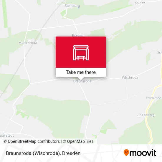 Braunsroda (Wischroda) map